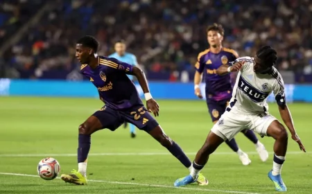 Laborda’s 81st-Minute Header Earns Whitecaps - La Galaxy 1-1 Draw