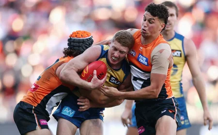 Gold Coast Vs Gws Giants Heads Into 22nd Meeting With Giants Up 16-5