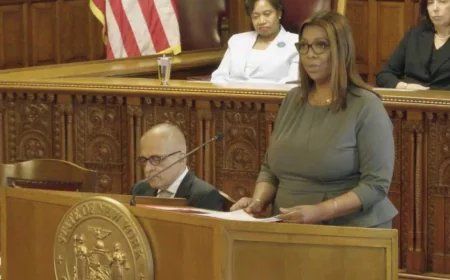 James Denounces Trump at Albany Law Day Celebration — Criminal Defense Lawyer