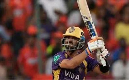 Ajinkya Rahane Out for 32 as 84-Run Stand Ends for KKR