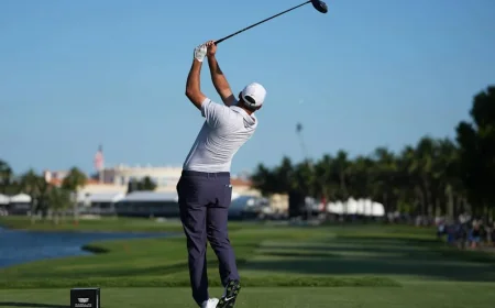 Jhonattan Vegas Readies Pga Tour At Doral’s 18th Hole