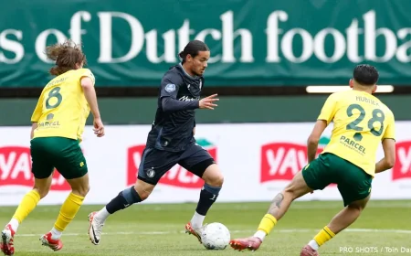 Joey Kooij Officiates Feyenoord at Fortuna Sittard on 3 May