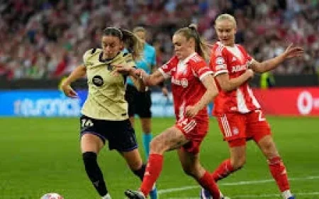 Alexia Putellas and Salma Paralluelo Lift Barcelona Vs Bayern 3-3