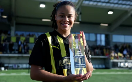 Felicia Schröder Leads Women’s Europa Cup With 8 Goals — Liga De Campeones Femenina De La Uefa