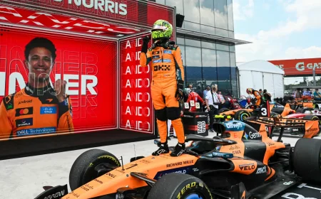 Lando Norris Beats Piastri and Leclerc to Win Miami Sprint — F1 Results
