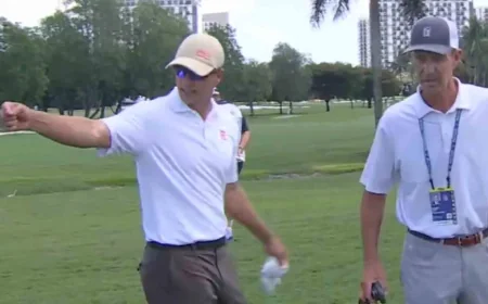 Adam Scott Golfer Takes Two-Shot Penalty After Wrong Ball at Doral