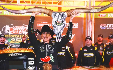 Chase Elliott Leads Carson Hocevar’s Texas Pole Run