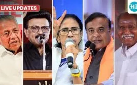 Eci Result: Election Commission starts May 4 count in five contests