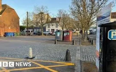 Swale Borough Council Charges Empty Queenborough Car Park on Isle Of Sheppey