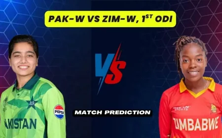 Pakistan Women Vs Zimbabwe Women Opens 1st ODI in Karachi