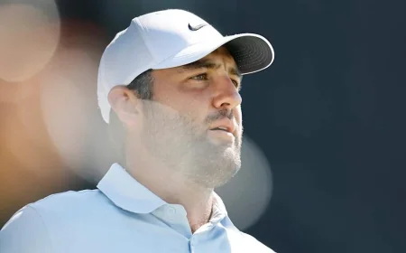 Scottie Scheffler Finishes Second Again at Cadillac Championship — Cam Young Scottie Scheffler Doral