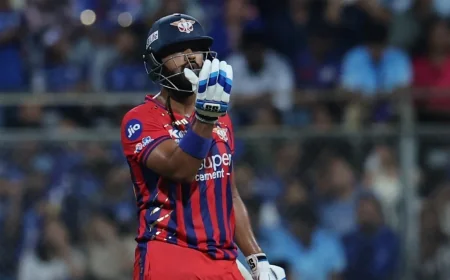 Nicholas Pooran Blasts 16-Ball Fifty Against Mumbai Indians