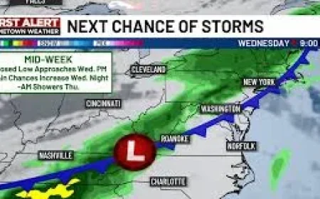 Whio Weather: Surface Low Could Bring 70s, Showers Wednesday
