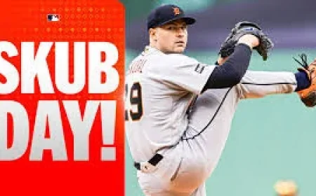 Tarik Skubal Scratched From Monday Start Against Red Sox