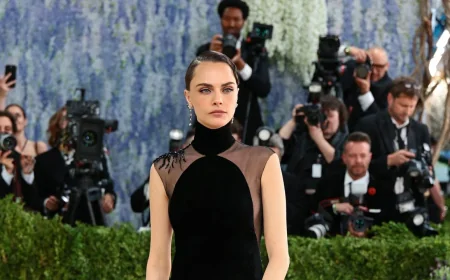 Cara Delevingne Swaps to Sheer Peacock Back at 2026 Met Gala