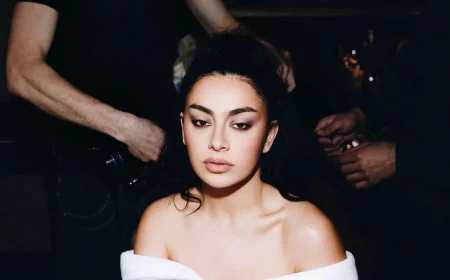 Charli Xcx Wears Third Straight Met Gala Look in Black Saint Laurent