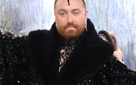 Sam Smith Teases Sculptural Black Orb Look Hours Before Met Gala