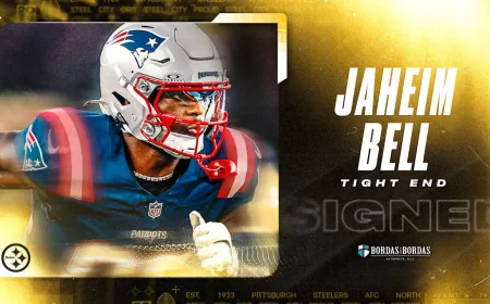 Jaheim Bell Steelers Contract Adds Tight End on One-Year Deal