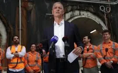 John Graham opens Sydney Metro West tunnel walk for 1,200 people