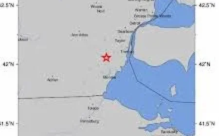 2.7-Magnitude Earthquake In Michigan Hits Near Carleton