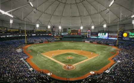 Eric Lauer Starts First Pitch for Blue Jays at Tropicana Field
