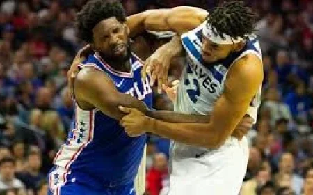 Joel Embiid, Karl Anthony Towns Set First Playoff Clash