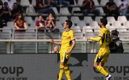 Sammarco Leads Hellas After 1-1 Draw, Relegated to Serie B