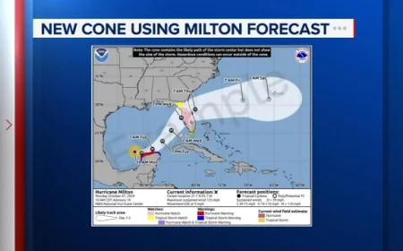 National Hurricane Center updates cone forecast for 2026 season