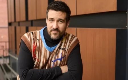 Olivier Gervais Courchesne rencontre Les Crues au visionnement de presse