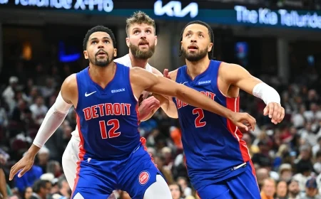 Mitchell Sets Tone as Pistons Vs Cavaliers Opens Game 1