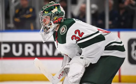 Filip Gustavsson to start Game 2 after Wallstedt's eight-goal Game 1