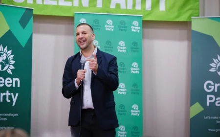 Zack Polanski backs public control in Green Party Policies bus pitch