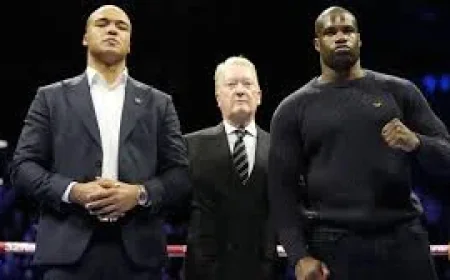 Wardley Defends 1st WBO Heavyweight Title Against Dubois — Dubois Vs Wardley