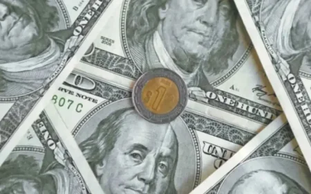 Peso Mexicano avanza a 17.23 por dólar el 6 de mayo