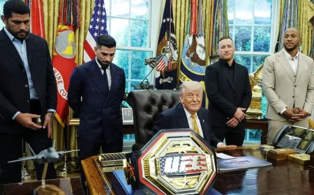 Trump Shows Ufc White House Card Renderings for June 14 Event