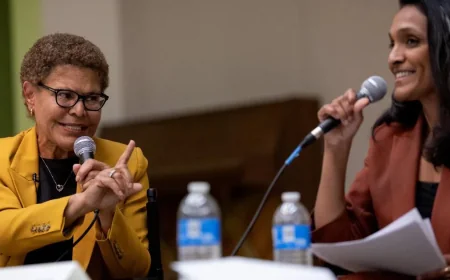 Bass, Raman Clash in 90-Minute La Mayoral Debate