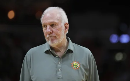 Gregg Popovich Joins Spurs Film Session After 102-104 Game 1 Loss