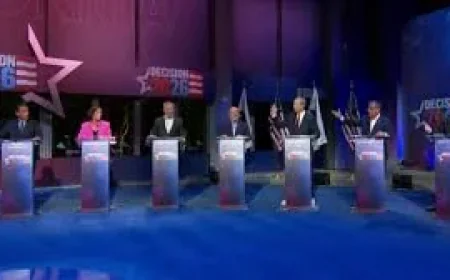 California contenders debate as Ca Governor Race Polls begin