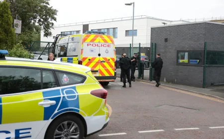 Police place Cedar Mount Academy under lockdown on Wembley Road