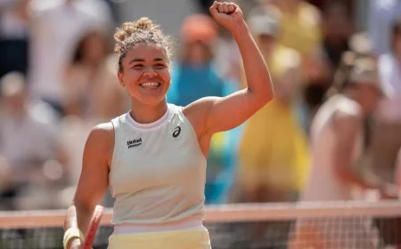 Leolia Jeanjean Draws Paolini in Rome Title Defense