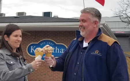 Mike Crowe Launches Kawartha Dairy Ice Cream Tragically Hip on June 22
