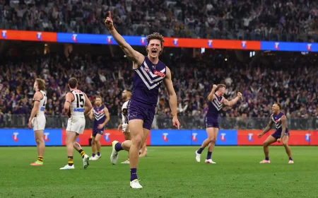 Michael Frederick sparks Fremantle’s eighth straight win over Hawthorn