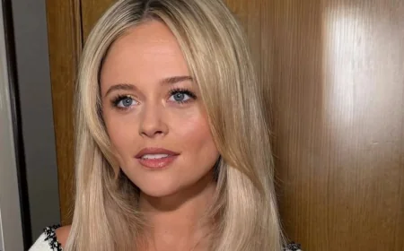 Emily Atack shares Rivals Season 2 junket snaps ahead of return