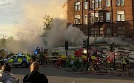 Scottish Fire and Rescue Service Sends 22 Appliances to Rutherglen Fire