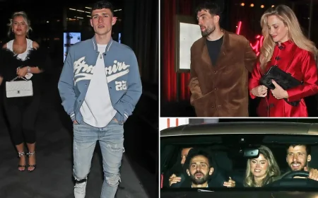Manchester City Party Until 1.30am for Bernardo Silva John Stones Party