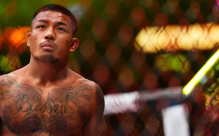 Joshua Van Visits Father's Grave in Houston After UFC Title Run