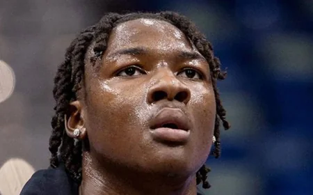 Adou Thiero Plays Six Minutes in Lakers' 125-107 Loss