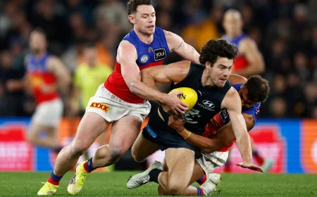 Darragh Joyce Returns for Lions Game Against Carlton