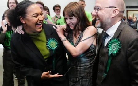 Holly Bruce wins Greens gain in Nicola Sturgeon's seat