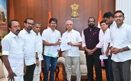 Tamilaga Vettri Kazhagam wins 108 seats, falls short of majority